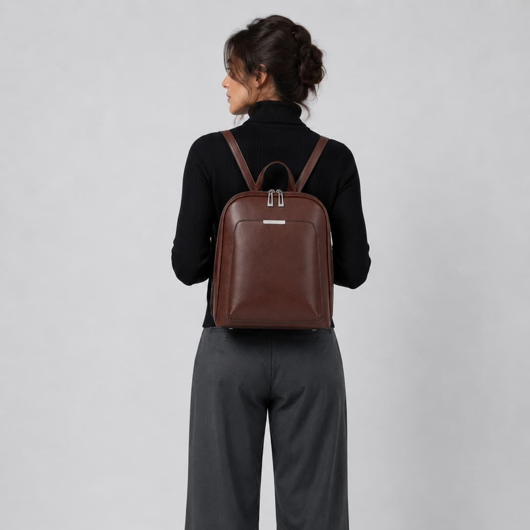 Sac à dos de ville femme cuir