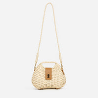 Sac à Main Bandoulière Tissé En Paille Élégant - Isabella