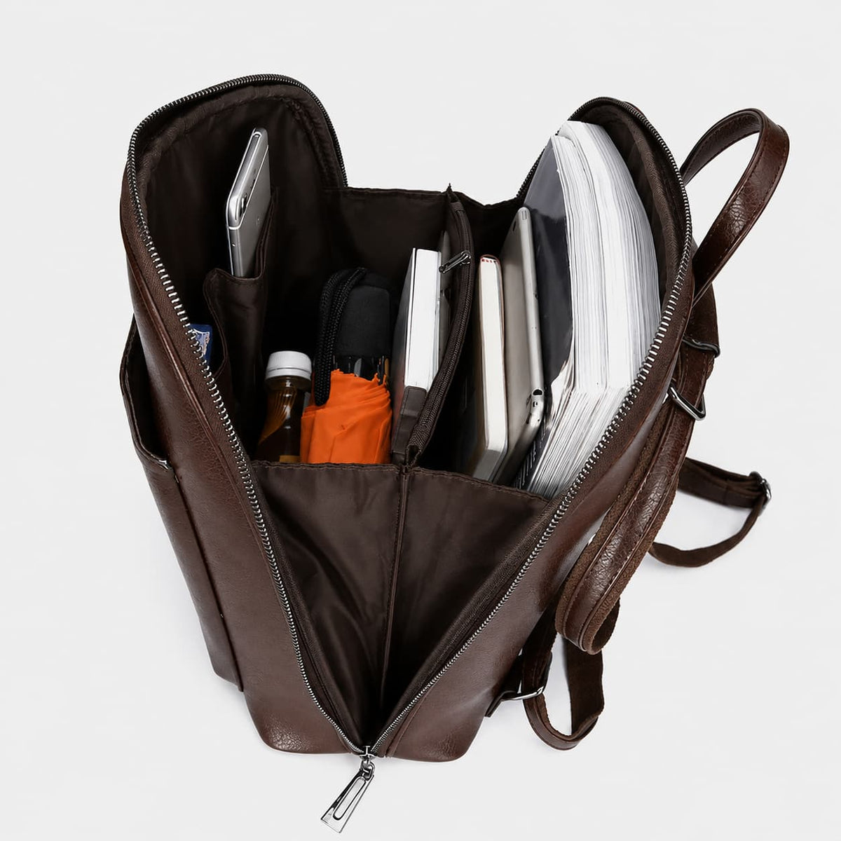 Sac à dos de ville femme cuir