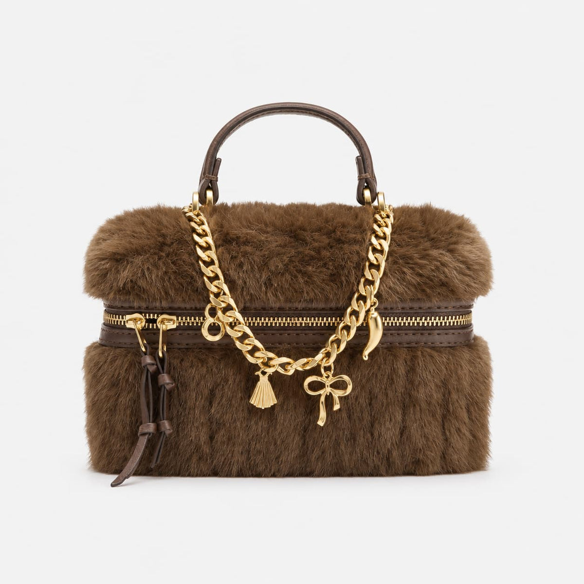 Sac à main bandoulière duveteux - Ornella