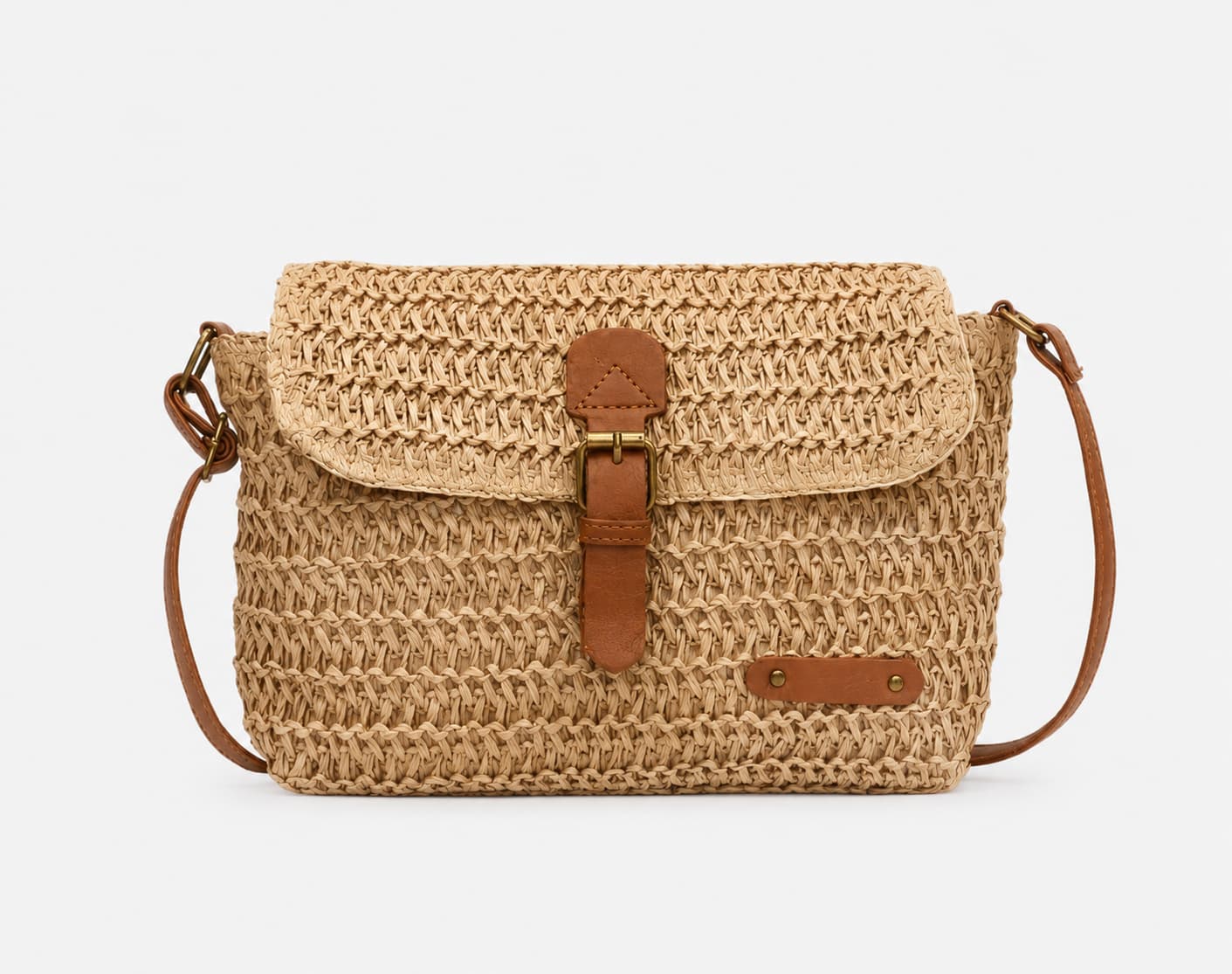 Sac à main bandoulière en paille élégant - Lavinia