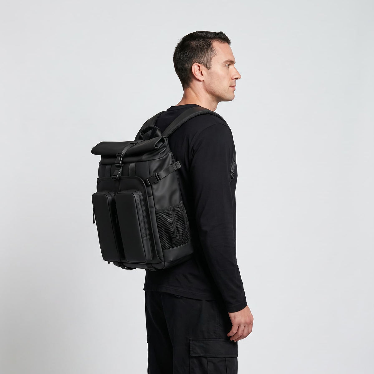 Sacs A Dos Matière Synthétique Roll Top De Voyage